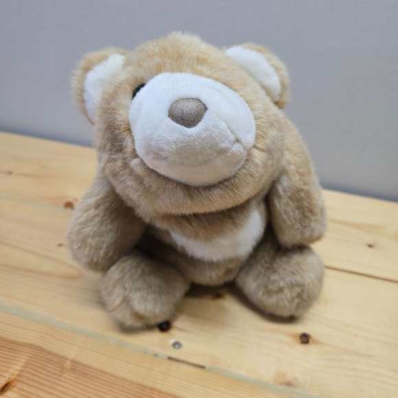 Gund Snuffles Bear Plush Light Brown Bean Bag 10” Sitting Stuffed Animal - Picture 2 of 12